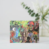 "HINTER DEM AUGE DES VERSTÄNDNISSES" POSTKARTE (Stehend Vorderseite)