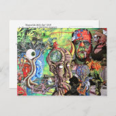 "HINTER DEM AUGE DES VERSTÄNDNISSES" POSTKARTE (Vorne/Hinten)