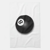 Hinter dem Ball acht! Handtuch (Vertikal)