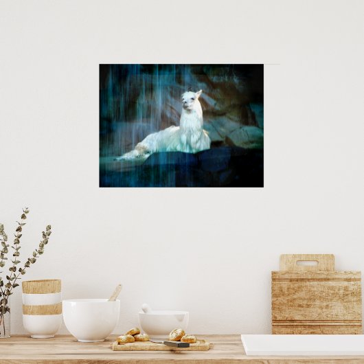 Hinter dem Fall Poster (Küche)