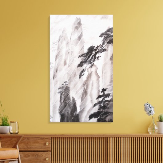 Hinter dem Fenster Leinwanddruck (Insitu (Wohnzimmer))