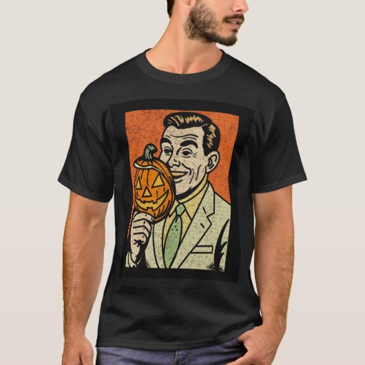 Hinter dem Kürbis T-Shirt (Vorderseite)