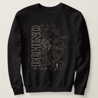 Hinter dem Lächeln Ästhetik | Emotional Grafik Sweatshirt