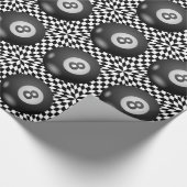 Hinter dem mystischen Ball acht Geschenkpapier (Ecke)
