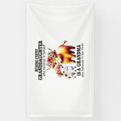 Hinter dem Rad Banner (Vertikal)