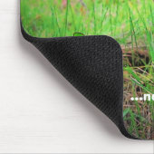 Hinter dem Rad! Cat Meme Mousepad (Ecke)