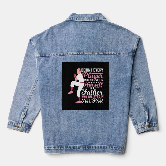 Hinter dem Rad Jeansjacke (Rückseite)