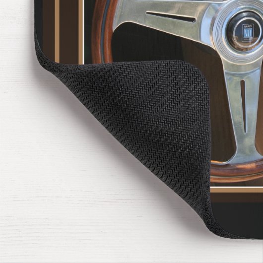 Hinter dem Rad Mousepad (Ecke)