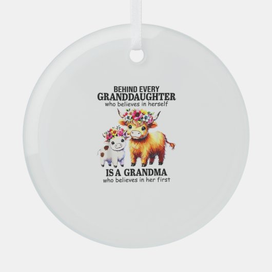 Hinter dem Rad Ornament Aus Glas (Vorderseite)