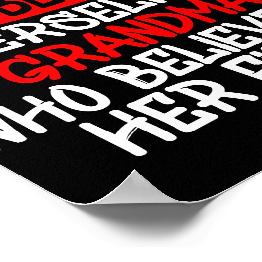 Hinter dem Rad Poster (Ecke)