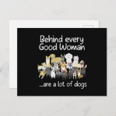 Hinter dem Rad Postkarte (Vorne/Hinten)