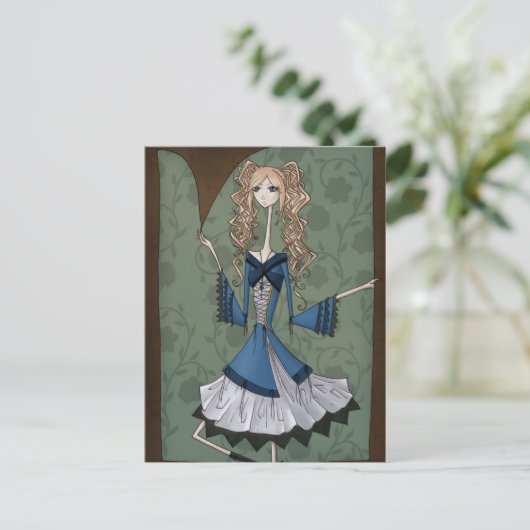 Hinter dem Rahmen Postkarte (Stehend Vorderseite)