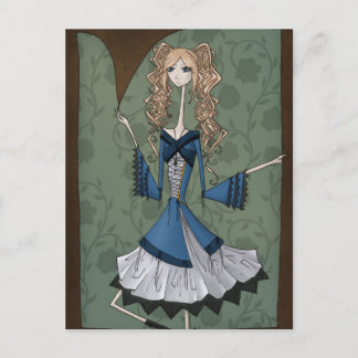 Hinter dem Rahmen Postkarte