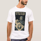 Hinter dem Schlag: A.I. hat Pläne | AI Art T-Shirt (Vorderseite)