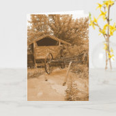 Hinter dem Stall Karte (Gelbe Blume)