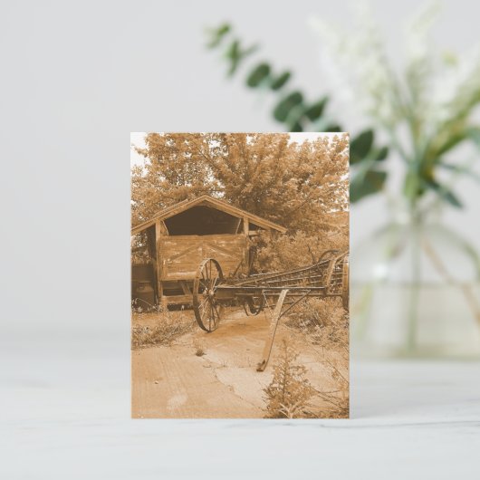 Hinter dem Stall Postkarte (Stehend Vorderseite)