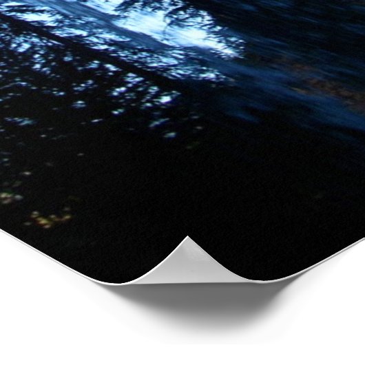 Hinter dem Wasserfall Poster (Ecke)