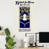 Hinter den Arras - Vintag Poster (Heimbüro)