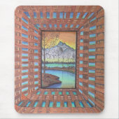 Hinter den Holzarbeiten Mousepad (Vorne)