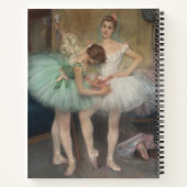 Hinter den Kulissen des Balletts Notizblock (Rückseite)