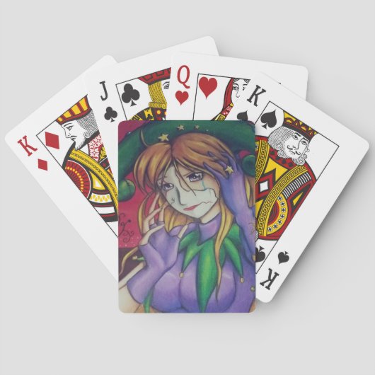 Hinter den Masken-Spielkarten Spielkarten (Rückseite)