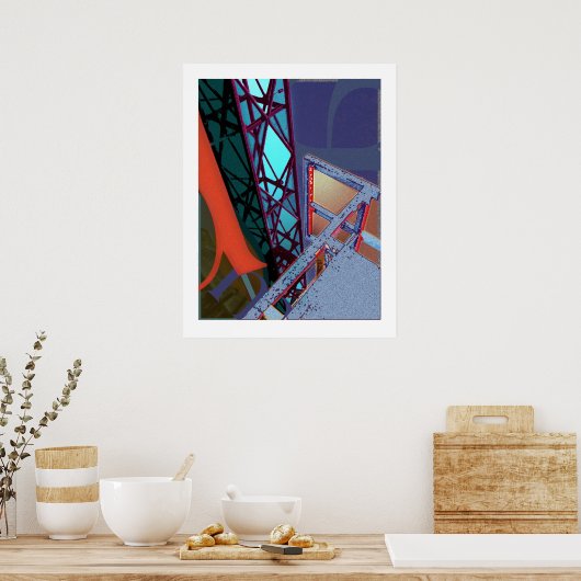 Hinter den Zeichen #2 Poster (Küche)