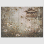 Hinter der Dekoupage der Garden Shed Seidenpapier (Vorderseite)