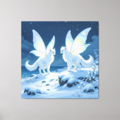 „Hinter der Eismauer – Das verborgene Reich“ Leinwanddruck (Vorderseite)