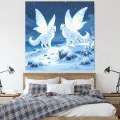 „Hinter der Eismauer – Das verborgene Reich“ Leinwanddruck (Insitu (Schlafzimmer))