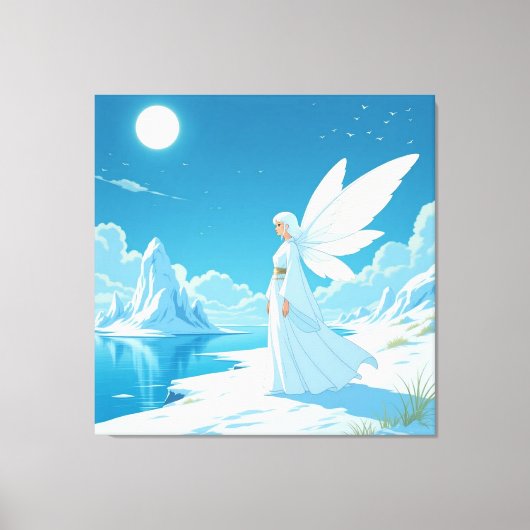 „Hinter der Eismauer – Das verborgene Reich“ Leinwanddruck (Vorderseite)