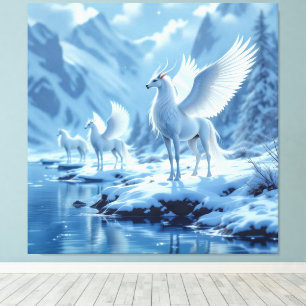 „Hinter der Eismauer – Das verborgene Reich“ Leinwanddruck