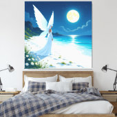 „Hinter der Eismauer – Das verborgene Reich“ Leinwanddruck (Insitu (Schlafzimmer))