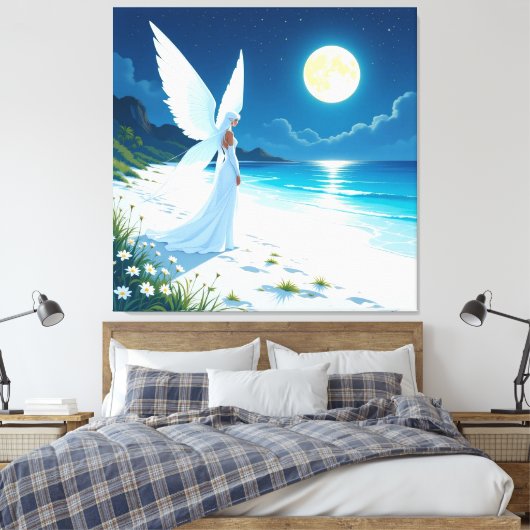 „Hinter der Eismauer – Das verborgene Reich“ Leinwanddruck (Insitu (Schlafzimmer))