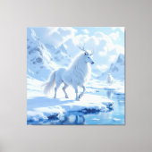 „Hinter der Eismauer – Das verborgene Reich“ Leinwanddruck (Vorderseite)