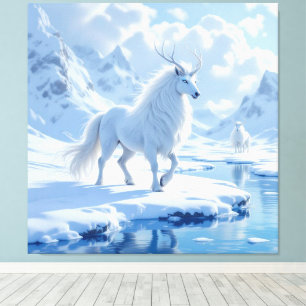 „Hinter der Eismauer – Das verborgene Reich“ Leinwanddruck