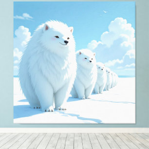 „Hinter der Eismauer – Das verborgene Reich“ Leinwanddruck