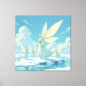 „Hinter der Eismauer – Das verborgene Reich“ Leinwanddruck (Vorderseite)