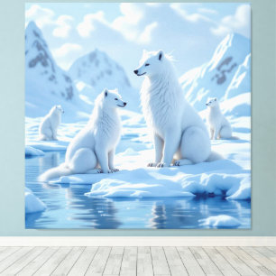 „Hinter der Eismauer – Das verborgene Reich“ Leinwanddruck