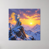 „Hinter der Eismauer – Das verborgene Reich“ Leinwanddruck (Vorderseite)