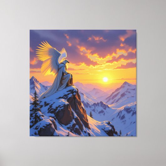 „Hinter der Eismauer – Das verborgene Reich“ Leinwanddruck (Vorderseite)