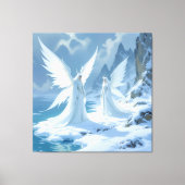 „Hinter der Eismauer – Das verborgene Reich“ Leinwanddruck (Vorderseite)