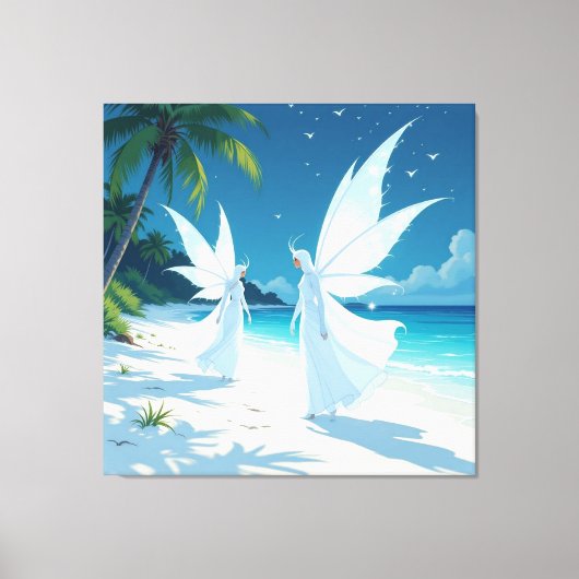 „Hinter der Eismauer – Das verborgene Reich“ Leinwanddruck (Vorderseite)