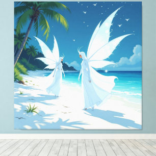 „Hinter der Eismauer – Das verborgene Reich“ Leinwanddruck