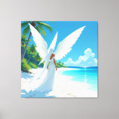 „Hinter der Eismauer – Das verborgene Reich“ Leinwanddruck (Vorderseite)