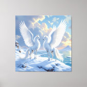 „Hinter der Eismauer – Das verborgene Reich“ Leinwanddruck (Vorderseite)