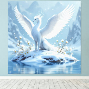 „Hinter der Eismauer – Das verborgene Reich“ Leinwanddruck