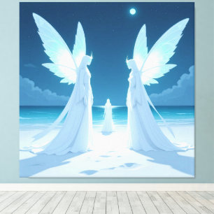 „Hinter der Eismauer – Das verborgene Reich“ Leinwanddruck