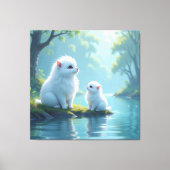 „Hinter der Eismauer – Das verborgene Reich“ Leinwanddruck (Vorderseite)