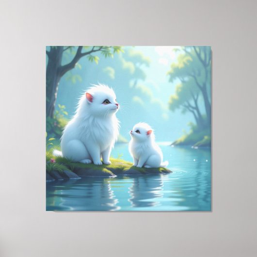 „Hinter der Eismauer – Das verborgene Reich“ Leinwanddruck (Vorderseite)