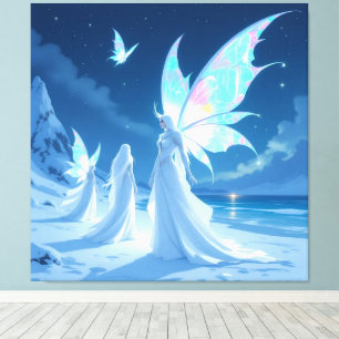 „Hinter der Eismauer – Das verborgene Reich“ Leinwanddruck